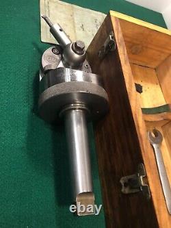 Tree Tool & Die Works Taper Boring Head R8 withaccessories, tongue groove box -USA