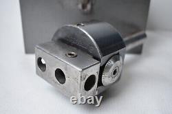 USED BRIDGEPORT No. 2 BORING HEAD With R8 SHANK AND CASE