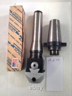 USED CRITERION S-1-1/2 ADJUSTABLE BORING HEAD. With NEW CRITERION R8 SHANK REFA877