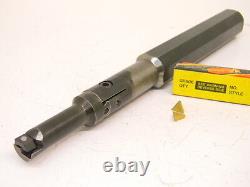 Used Valenite Vari-set Boring Bar 1.250 Shank And Boring Head With 10pc. Insert