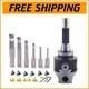 Versatile 2-inch R8 Boring Head With 6 Inserts And 1/2 Shank Bars 1/2 4