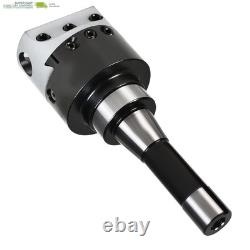 WFLNHB 12Pcs Set 3 Boring Head R8 Shank 3/4 Carbide Boring Bar Set for Bridgepor