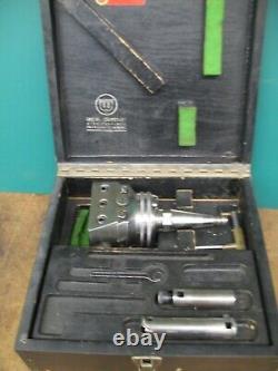 WOHLHAUPTER UPA3 BORING FACING HEAD WithACCESSORIES + CASE MOORE JIG BORE SHANK