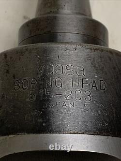 Yuasa 515-203 boring head R8 arbor 3/4 tooling