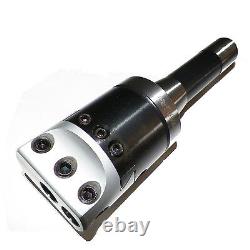 ZLIVECENTER 2 BORING HEAD SET 9 PCs CARBIDE BORING BAR W R8 SHANK 1/2'' MILL